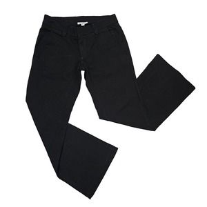 James Perse Womens Standard Cotton Chino Black Pants Size 25